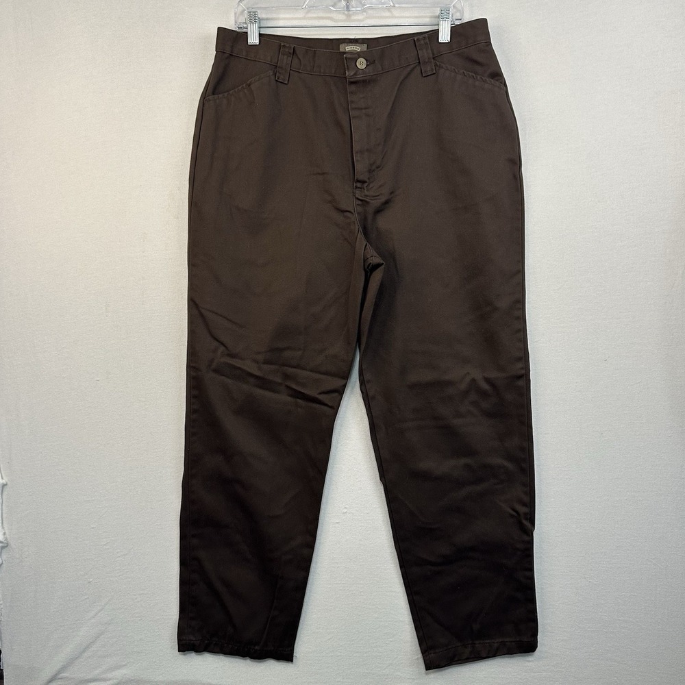 Rider Casual Women's Pants Size 14P Chino‎ Brown Workwear Casual
